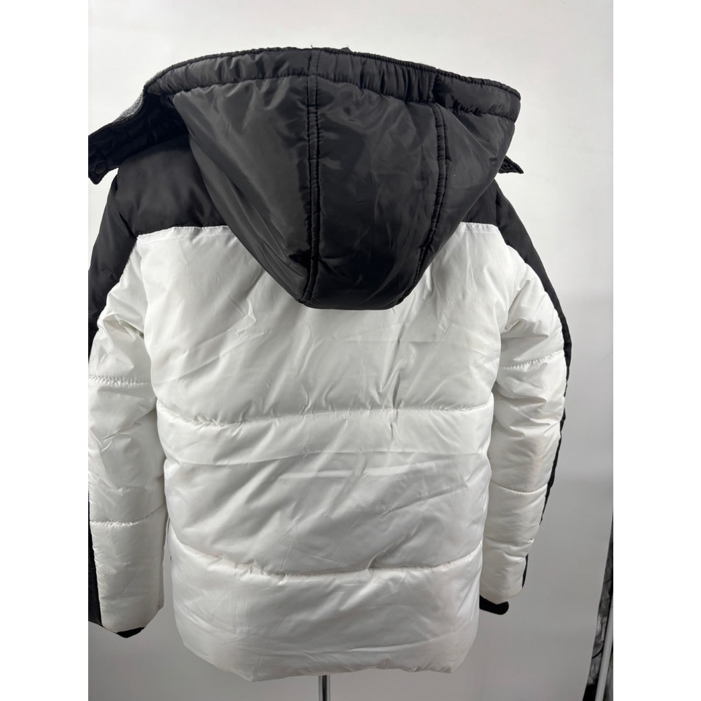 Boy’s Calvin Klein Puffer Jacket, Size M, White & Black - Picture 11 of 15